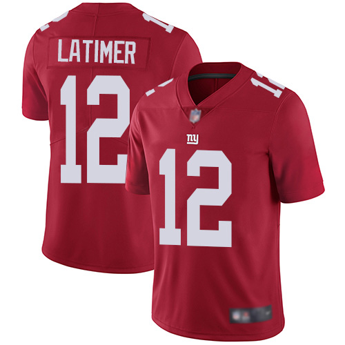 Men New York Giants 12 Cody Latimer Red Limited Red Inverted Legend Football NFL Jersey